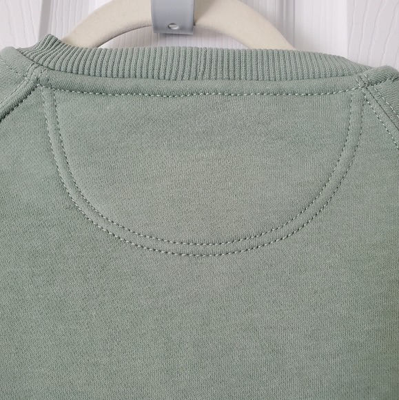 Carhatt Womens Relaxed Fit Midweight Crewneck Block Logo Sleeve Graphic Size: S - Picture 12 of 15